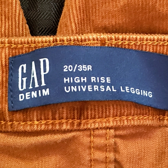 GAP Denim High Rise UniversalLegging Corduroy Pants - Picture 8 of 8